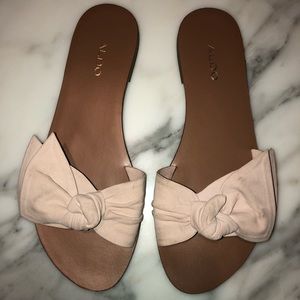 Aldo Bow Slide Sandals